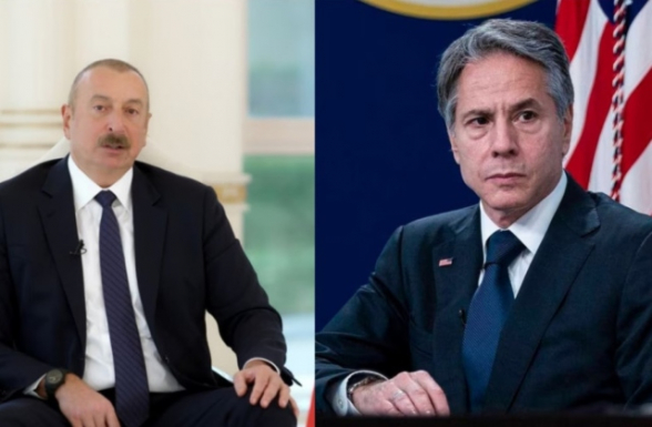 Госсекретарь США Блинкен выразил Алиеву глубокую обеспокоенность из-за азербайджанского КПП в Лачинском коридоре